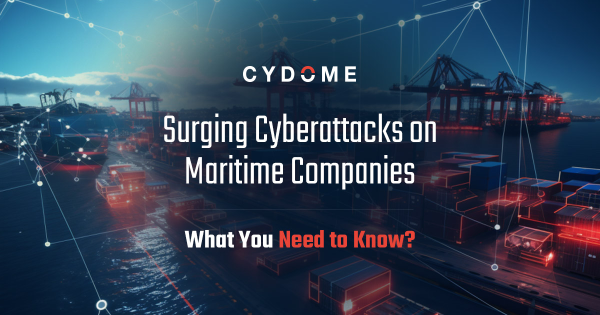 Surging Cyber attacks on maritime companies
